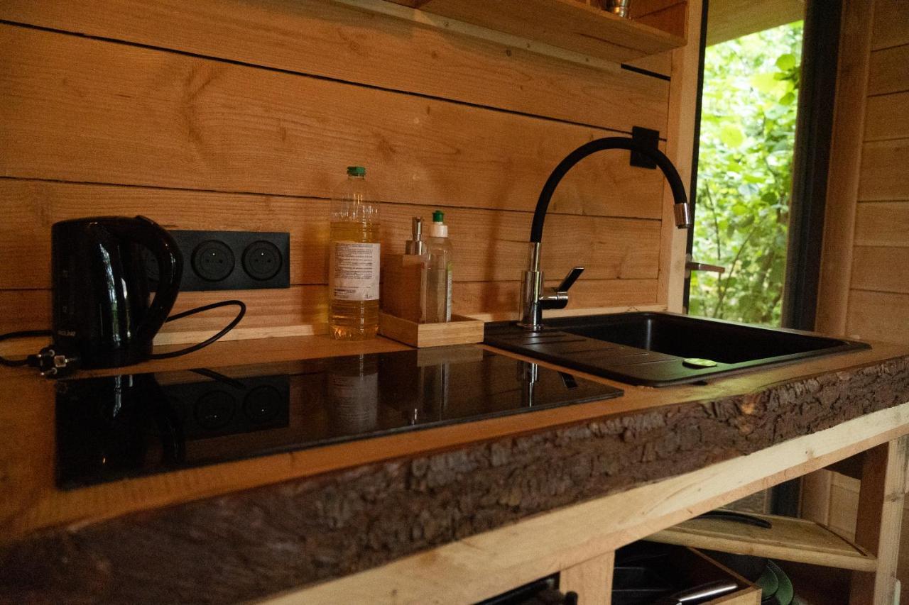 Le Moonloft Insolite Tiny-House Dans Les Arbres & 1 Seance De Sauna Pour 2 Avec Vue Panoramique Osenbach Exterior photo